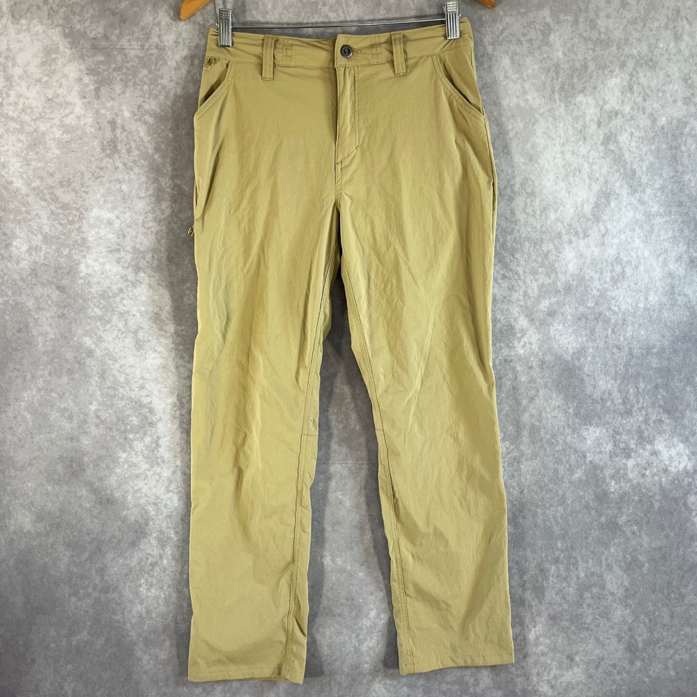 Patagonia Quandary Hiking Pants Womens 28 Tan Khaki Stretch Nylon STY55411